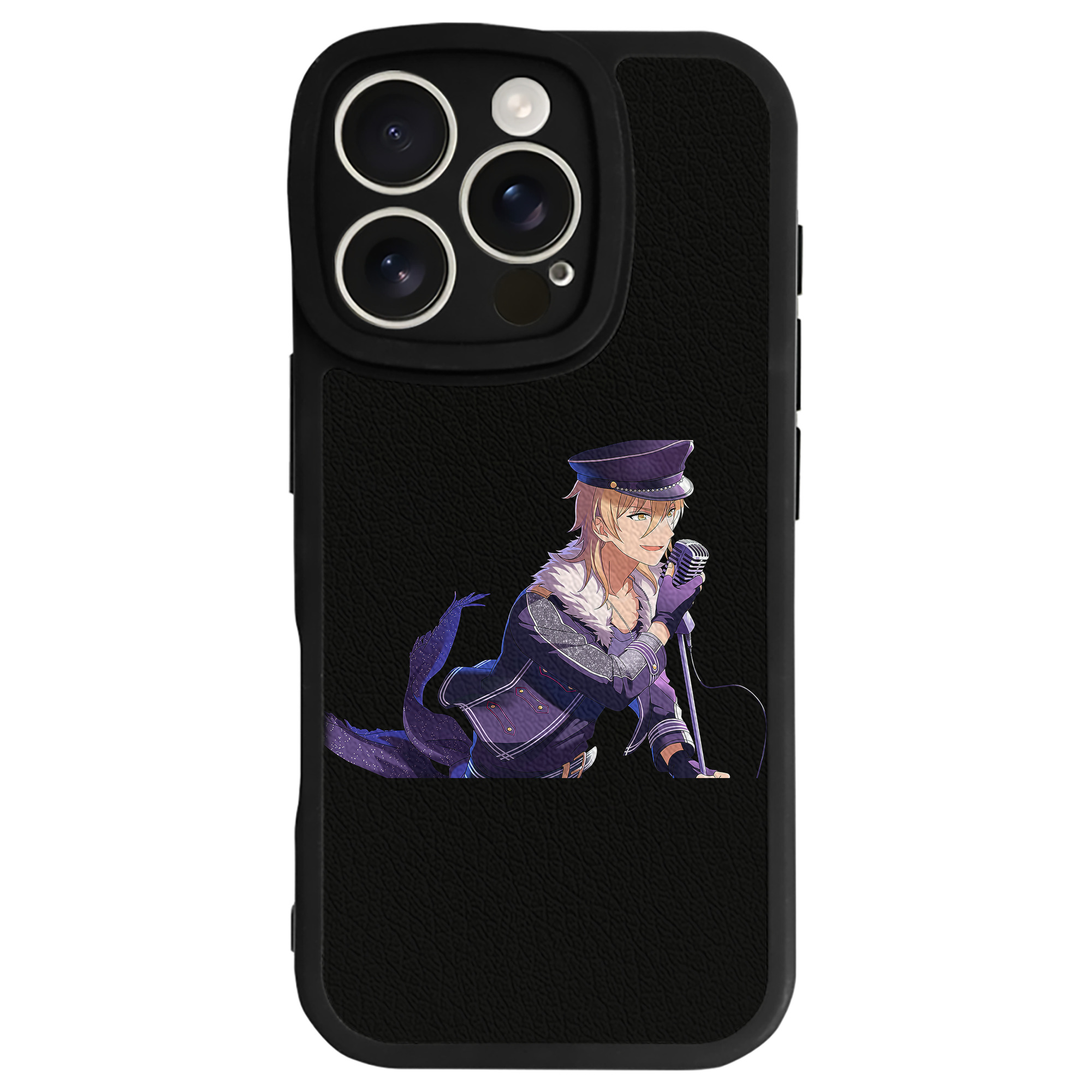 （画像用） あんさんぶるスターズ! Ensemble Stars 【iPhone 16シリーズ対応】シリコンスマホケース（レザー調） 材質：シリコン